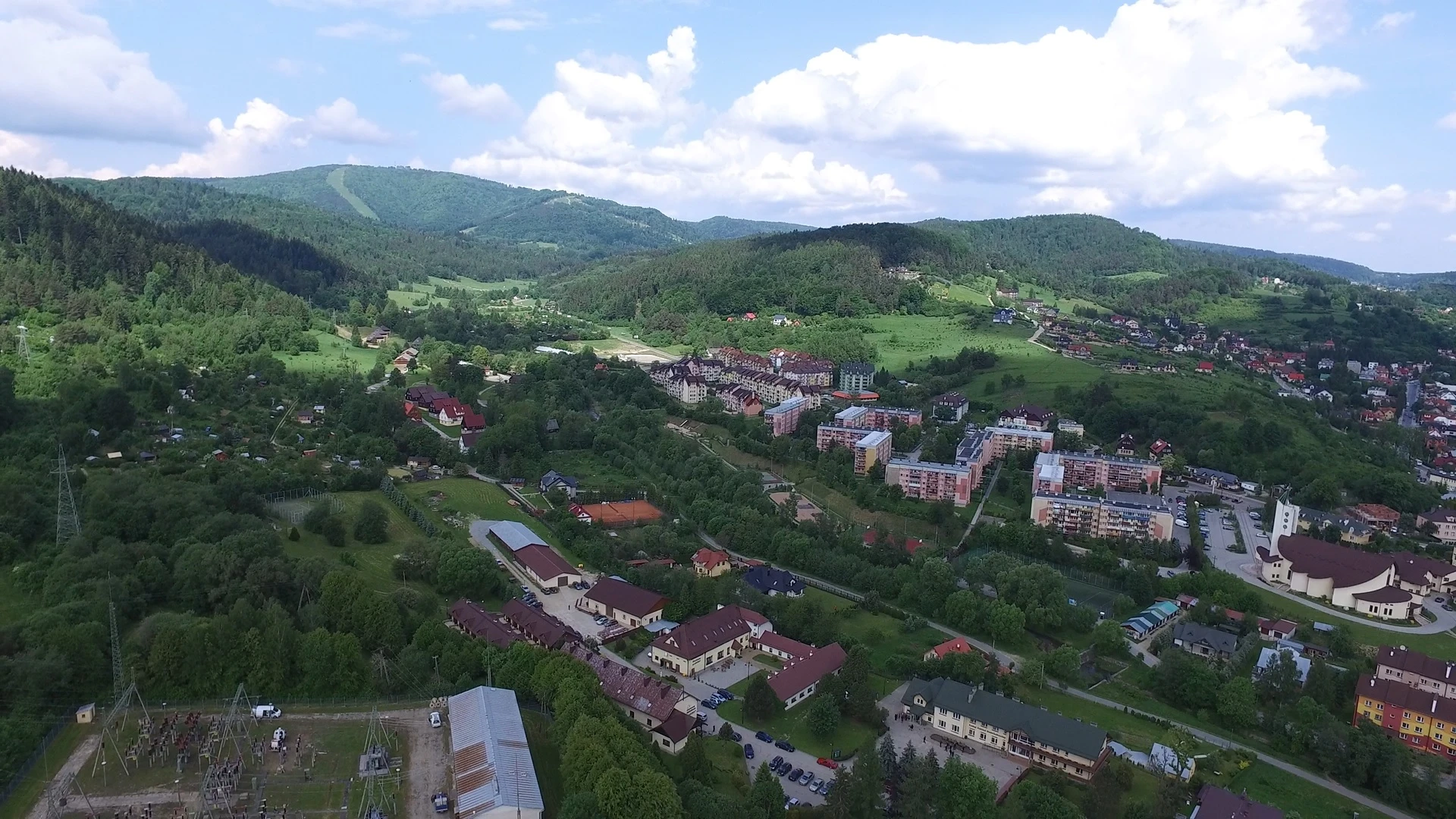 Centrum Szkolenia LZD - widok z lotu ptaka